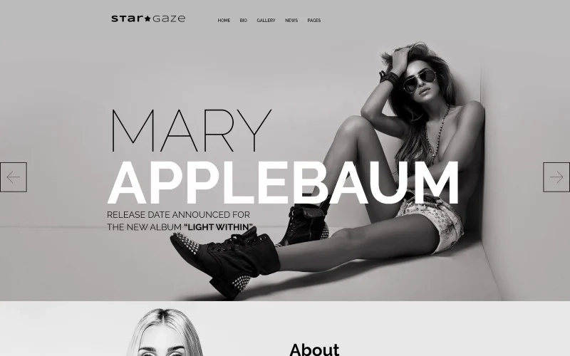 Stargaze – Media & Celebrity Responsive WordPress Theme