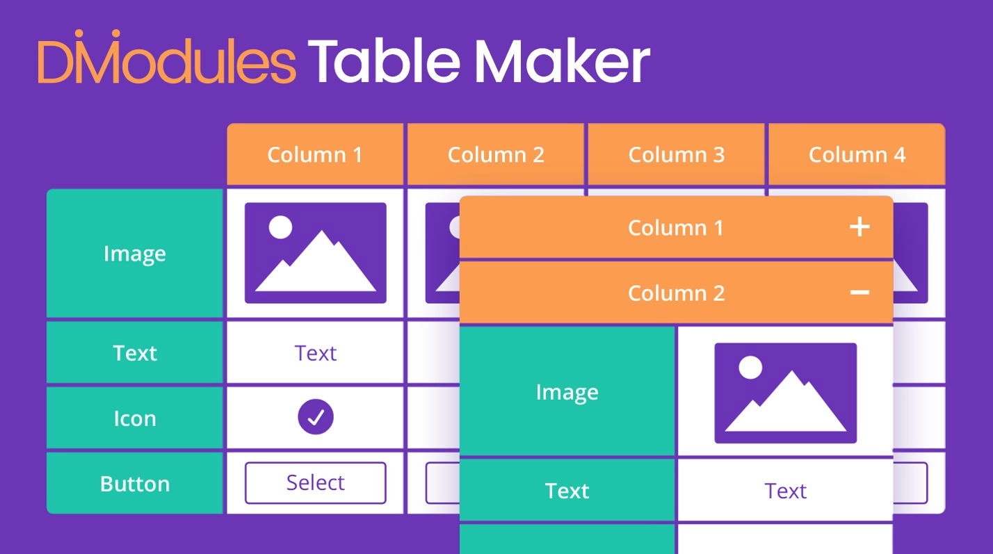 Divi-Modules – Table Maker