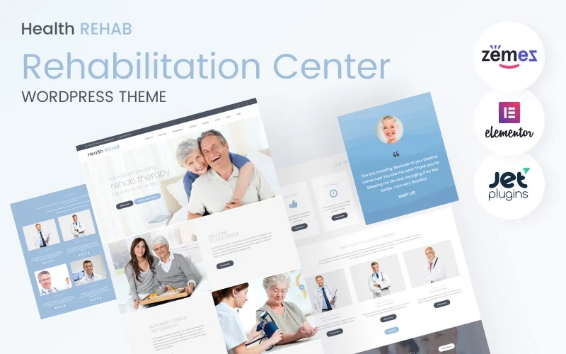 Health Rehab – Rehabilitation Center WordPress Theme