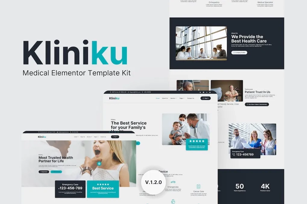 Kliniku – Medical Elementor Template