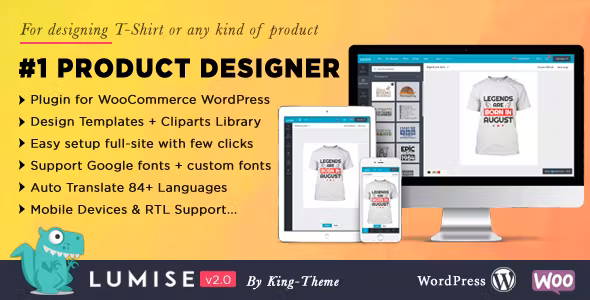 Lumise Product Designer for WooCommerce