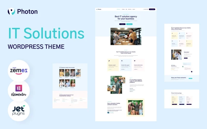 Photon – IT Solutions WordPress Theme