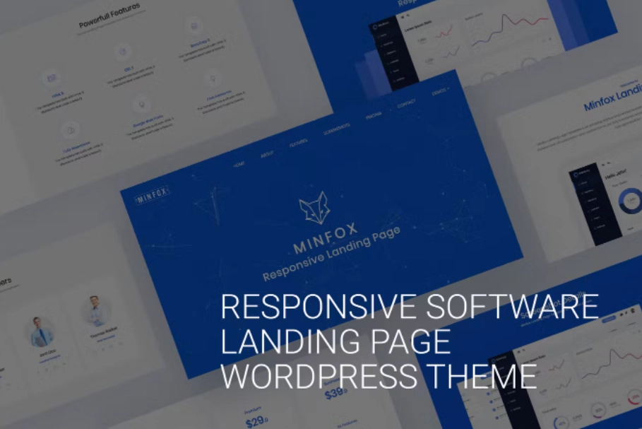 One page WordPress Theme – Minfox