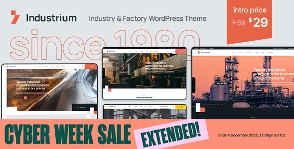 Industrium | Industry & Factory WordPress Theme