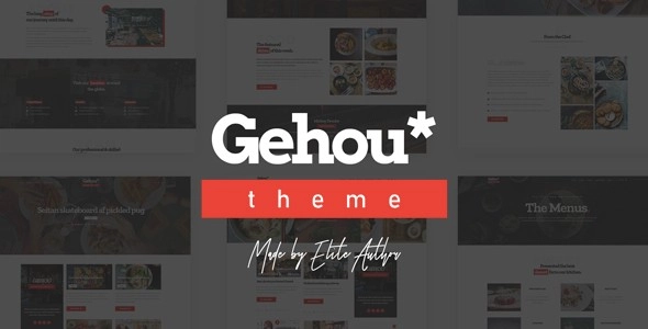Gehou – A Modern Restaurant & Cafe Theme