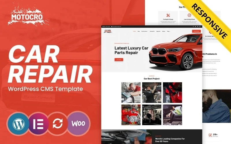 Motocro – Car Services and Auto Mechanic WordPress Theme
