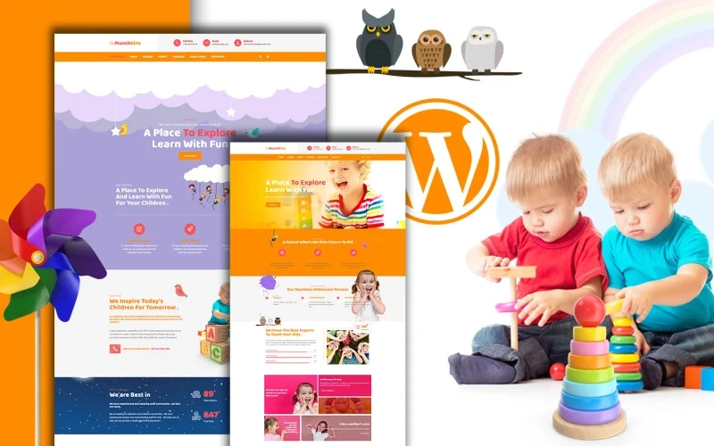 Munchkins – Preschool WordPress Theme