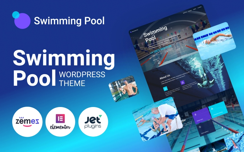 Swimming Pool – Modern Swimming Pool WordPress Theme