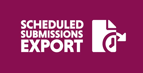 Ninja Forms Scheduled Submissions Export
