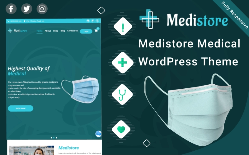 Medistore – Medical WordPress Theme
