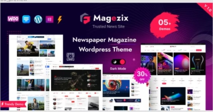 Magezix – Newspaper & Magazine WordPress Theme