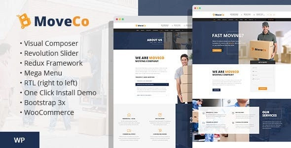 MoveCo – Logistics Company WordPress Theme