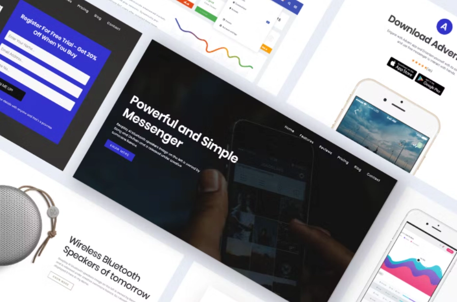 Onepage Digital Marketing WordPress Theme – Advent