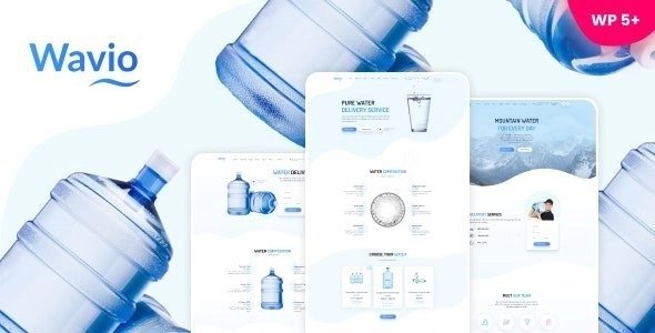 Wavio – Bottled Water Delivery WordPress Theme
