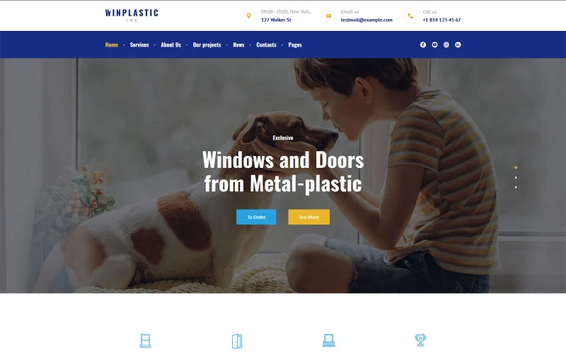 Winplastic – Plastic Windows Installation & Replacement WordPress Theme