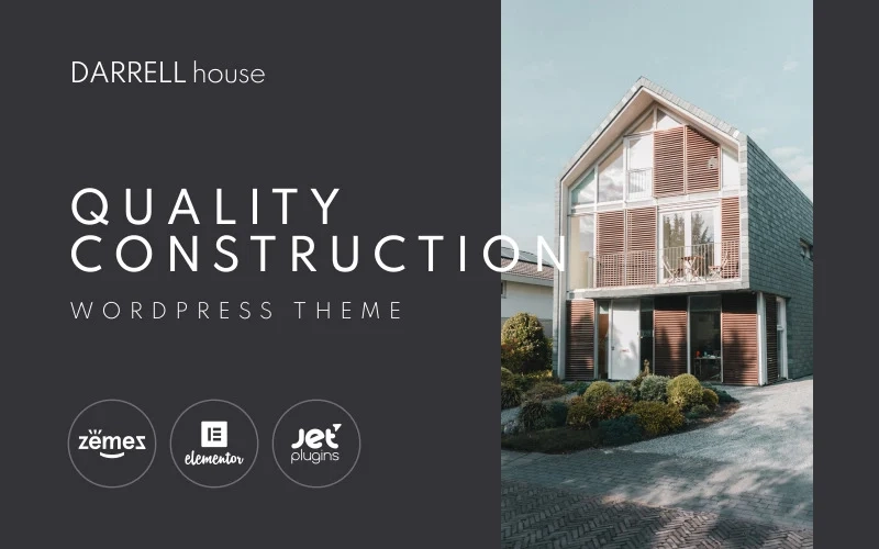 Darrell house – Quality Construction WordPress Theme