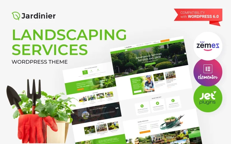 Jardinier – Landscaping Services WordPress Theme