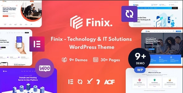 Finix – Technology & IT Solutions WordPress Theme