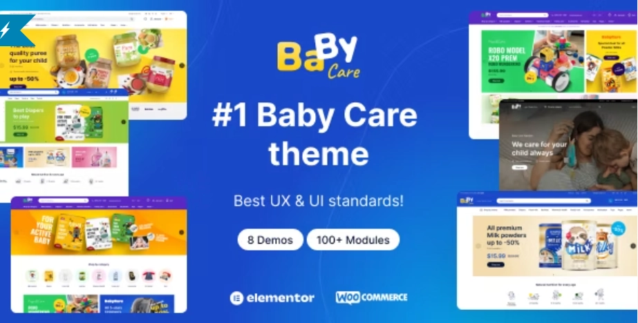 BabyCare – Kids Store WooCommerce WordPress Theme