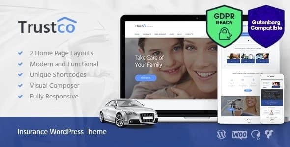 Insurance Agency, Finance & Business WordPress Theme
