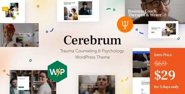 Cerebrum – Trauma Counseling & Psychology WordPress Theme