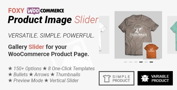 Foxy WooCommerce Product Image Gallery Slider Carousel