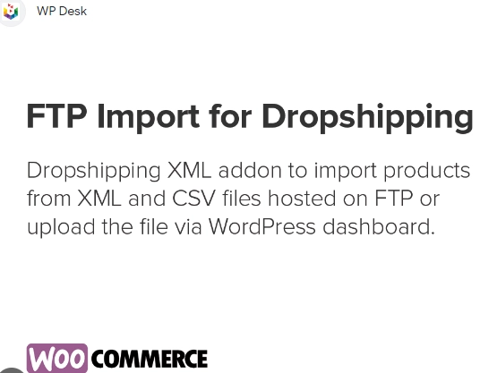 Dropshipping XML WooCommerce PRO - FTP addon