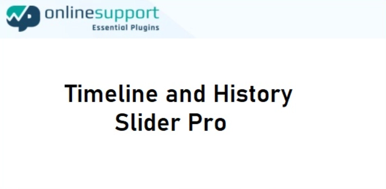 Timeline and History Slider Pro