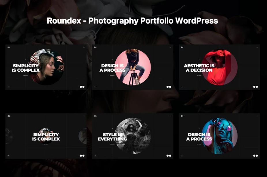 Roundex – Photography Portfolio WordPress