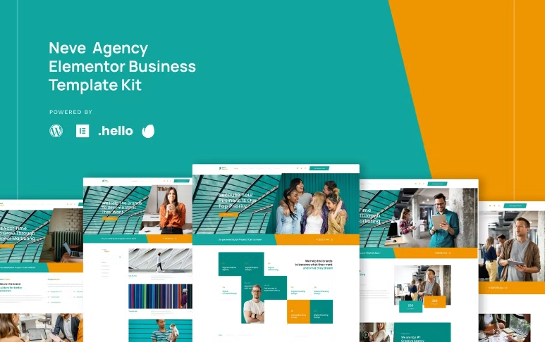 Neve – Digital Business Agency Elementor Template
