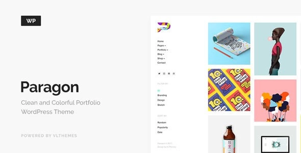 Paragon – Colorful Portfolio for Freelancers & Agencies