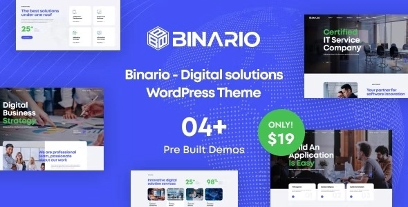 Binario – Digital Solutions WordPress Theme