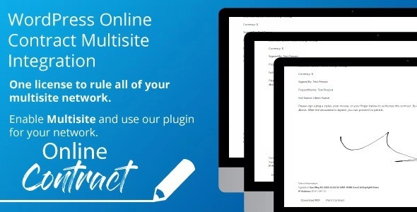 Online Contract Multisite