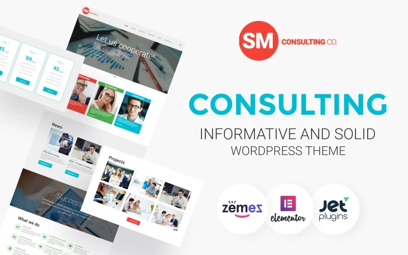 Consulting Co – Informative And Solid WordPress Theme