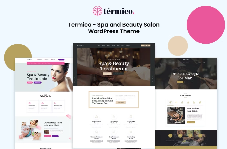Termico – Spa and Beauty Salon WordPress Theme