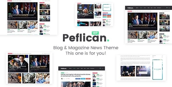 Peflican – A Newspaper and Magazine WordPress Theme