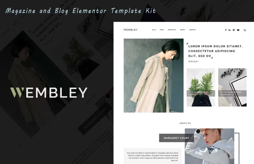 Wembley – Blog & Magazine Elementor Template