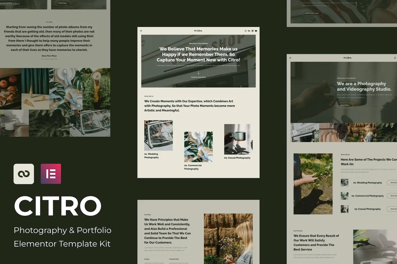 Citro – Photography & Portolio Elementor Template