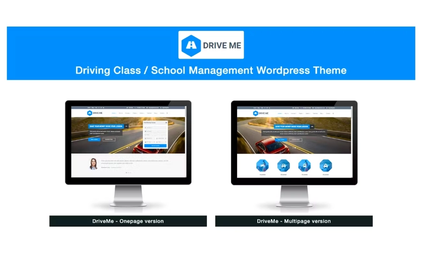 Driveme – Driving School WordPress Theme