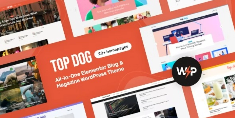 Top Dog – All-in-One Elementor Blog & Magazine WordPress Theme