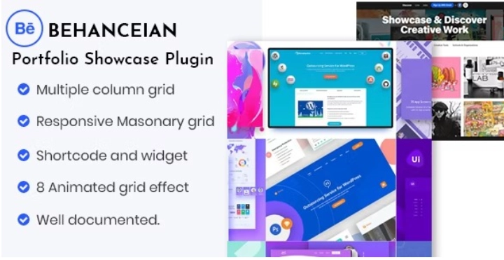 Behanceian - Behance Portfolio Showcase Plugin