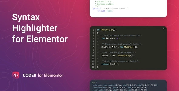Coder for Elementor