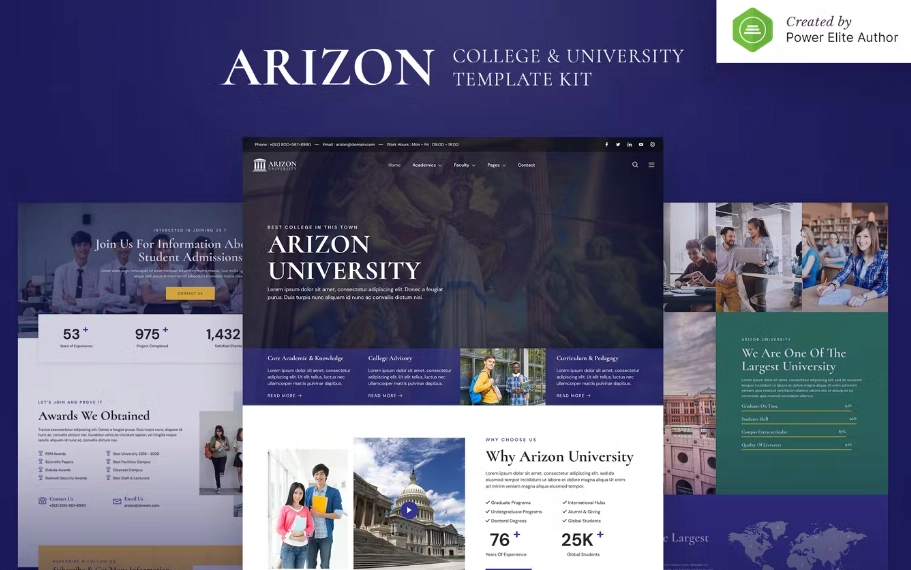 Arizon – College & University Elementor Template