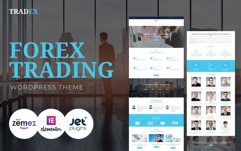 Tradex – Forex Trading WordPress Theme