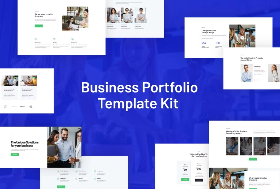 Rhodos – Business Portfolio Elementor Blocks & Template
