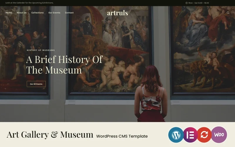 Artruls – Gallery & Museum WordPress Theme