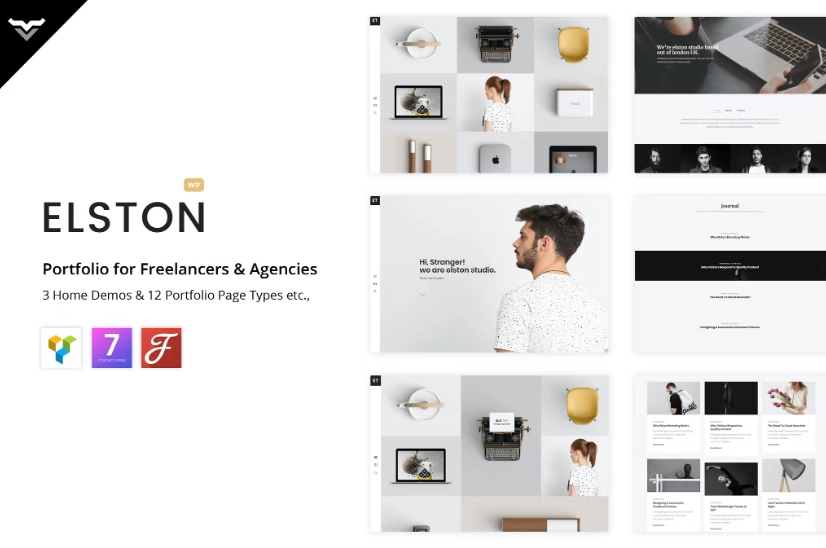 Elston – Portfolio for Freelancers & Agencies