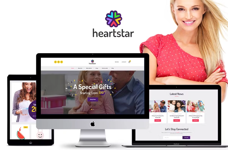 HeartStar – Gift Shop & Event Planning WordPress Theme