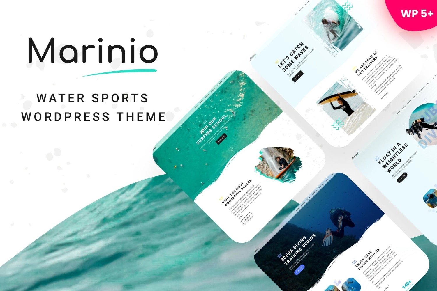 Marinio – Surfing & Scuba Diving WordPress Theme