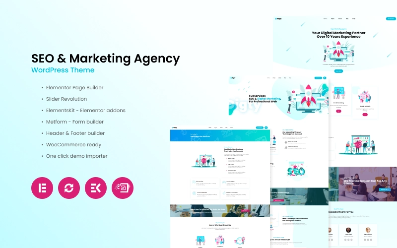 Digty – SEO & Marketing Agency WordPress Theme